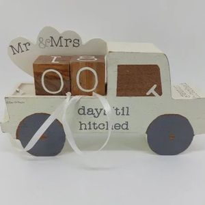 Wedding Count Down Decor. Brand new!